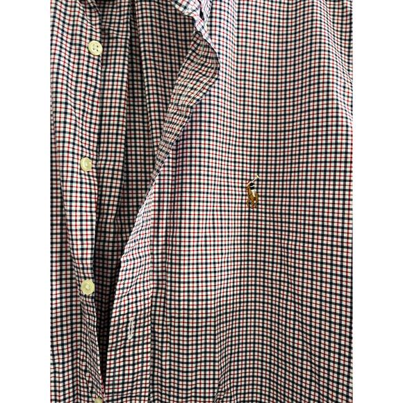 Mens polo Ralph Lauren button up XL longsleeve - Picture 2 of 4